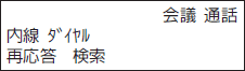 ＜イメージ＞【液晶画面イメージ】：会議通話 ［内線の人を会議に参加させる　＜内線呼出招集＞］ 2