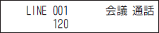 ＜イメージ＞【液晶画面イメージ】：会議通話 ［内線の人を会議に参加させる　＜内線呼出招集＞］ 6